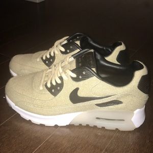 NIKE AIR MAX 90 ULTRA PREMIUM OATMEAL BLACK SZ 6